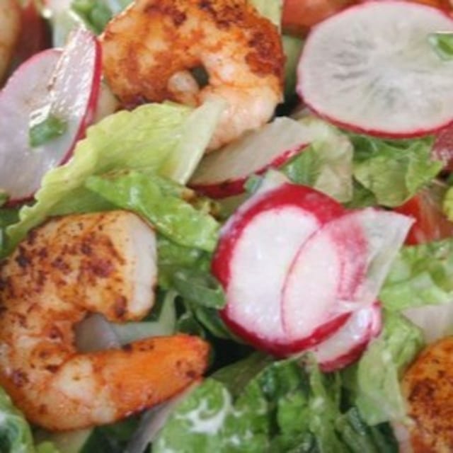 Shrimp Caesar Salad.
