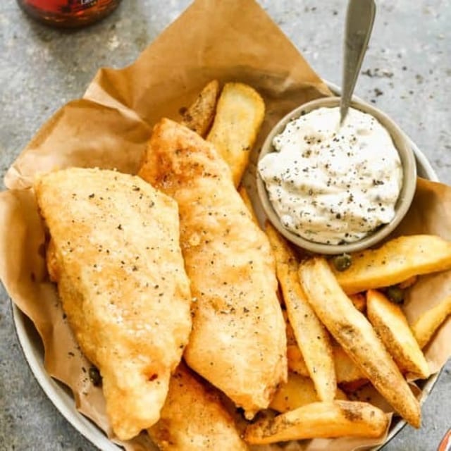 Seafood Mix Dinner.