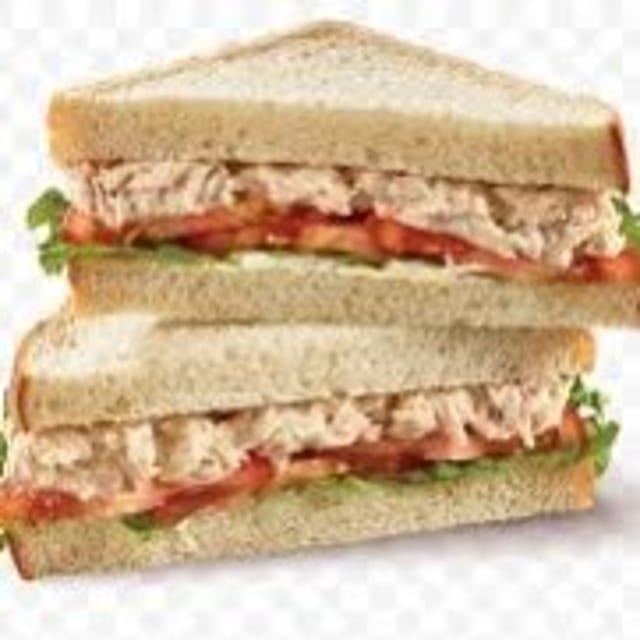 Tuna Fish Club Sandwich.