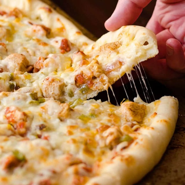 Chicken Fajita Pizza.