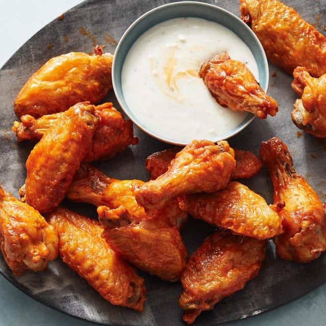 Chicken Wings Dinner.