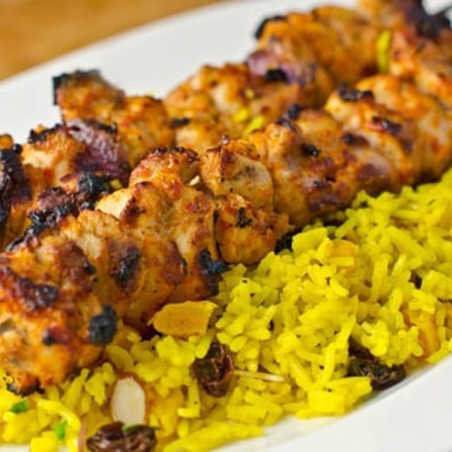 Chicken Kebab Dinner.
