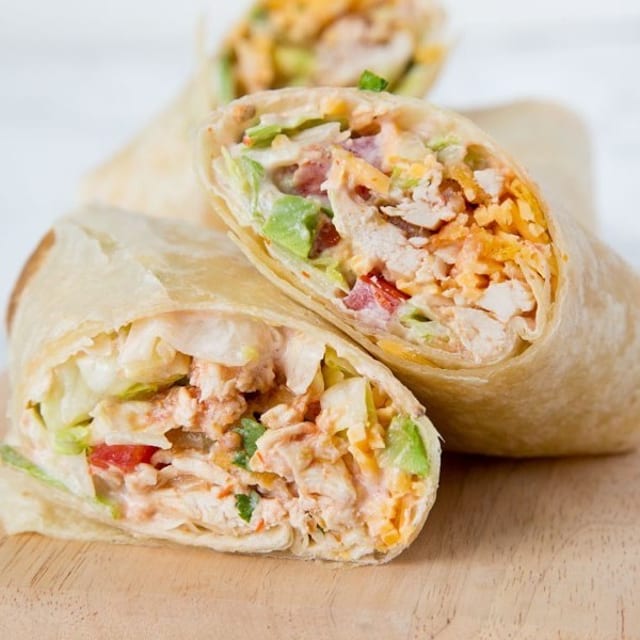 Buffalo Chicken Wrap.