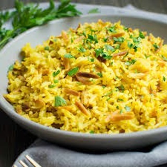 Rice Pilaf.