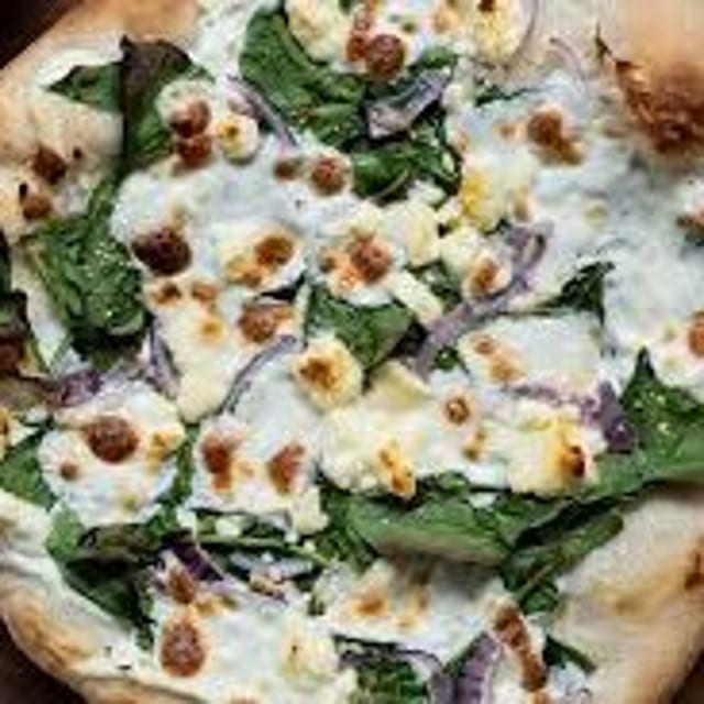 Ricotta Pizza.