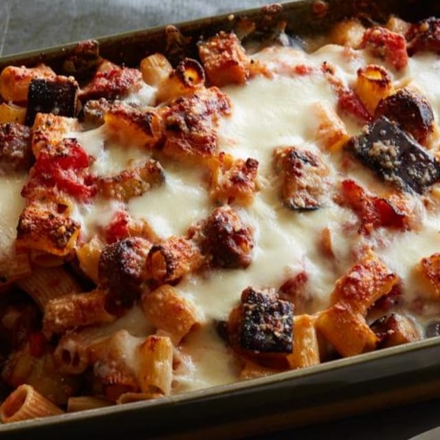 Eggplant Parm Pasta.