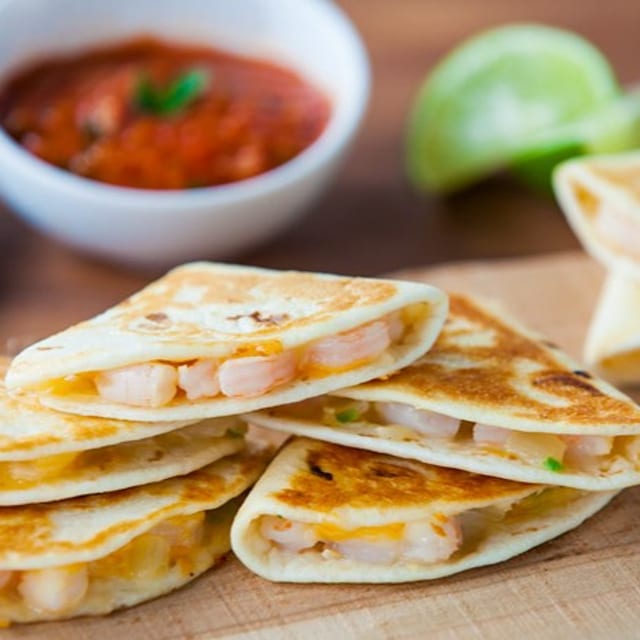 Shrimp Quesadilla.
