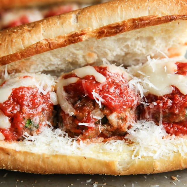 Meatball Parmesan.