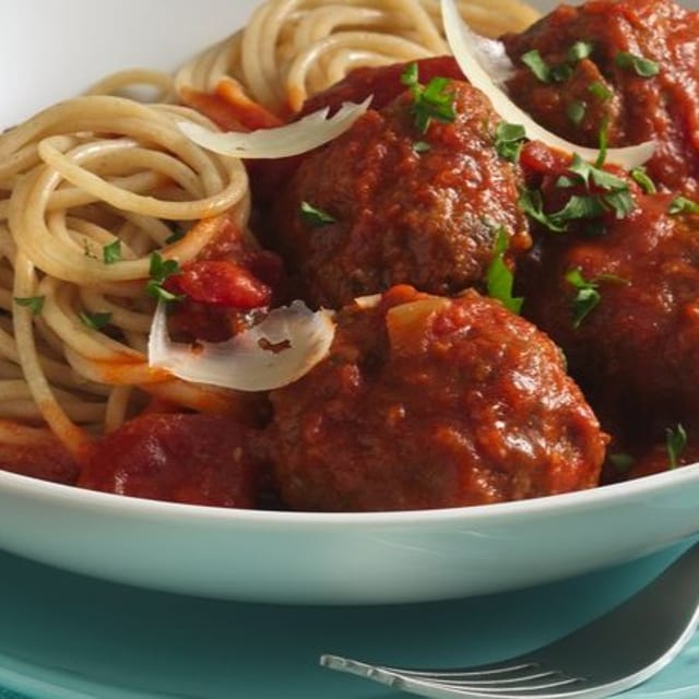 Meatball Parm Pasta.