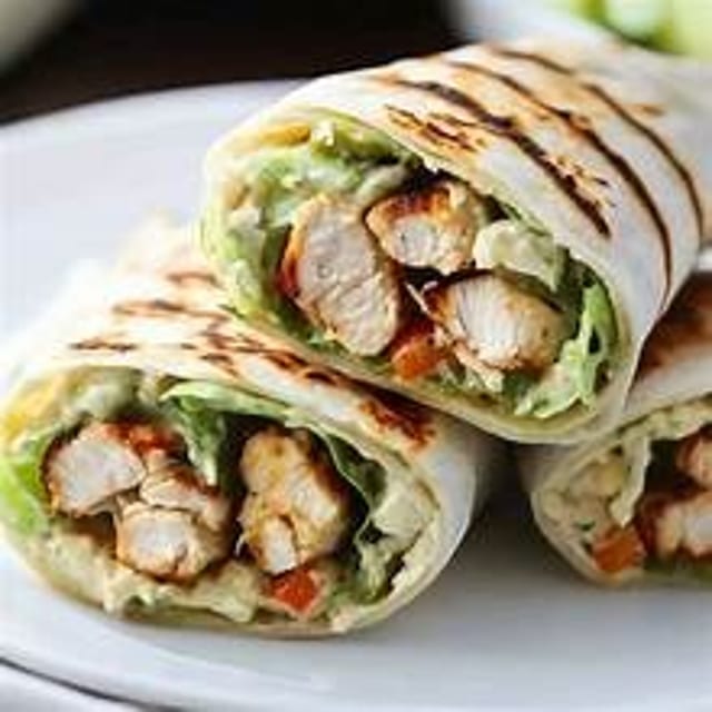 Honey Mustard Chicken Wrap.
