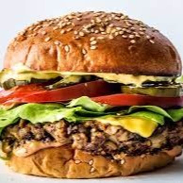Kid's Burger with Fries.