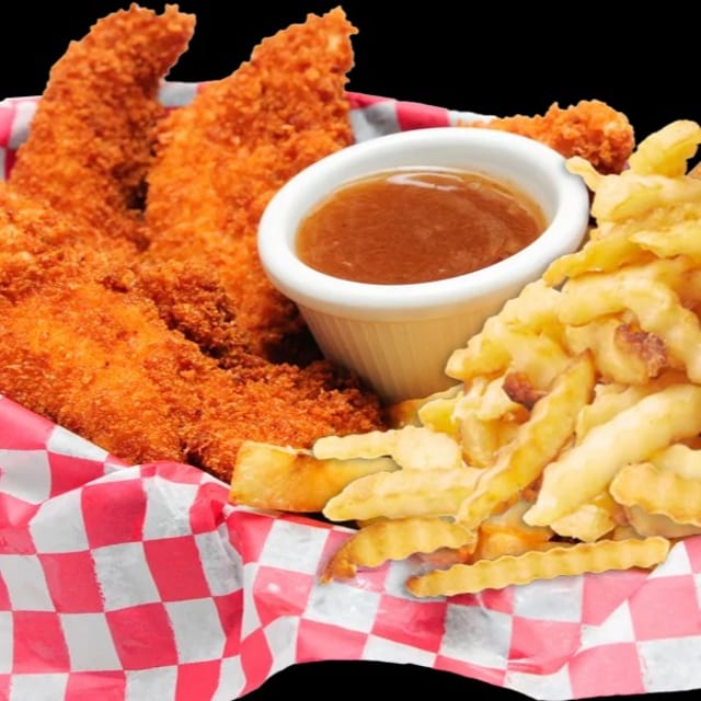 Buffalo Chicken Tenders Dinner.