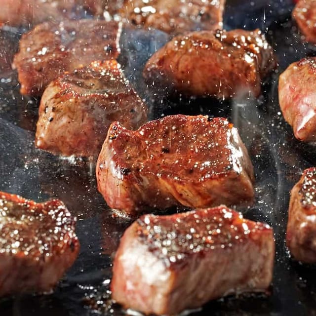 Steak Tips Dinner.