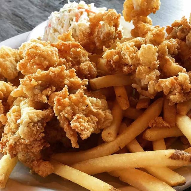 Fried Clam Strips Dinner.